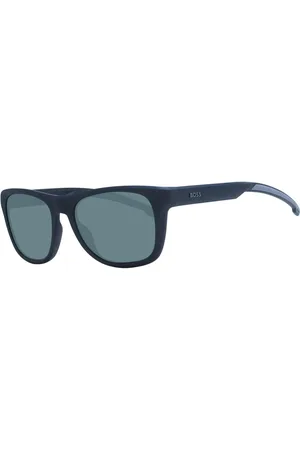 HUGO BOSS Unisex, Accessoires, Noir, Taille: ONE Size Lunettes de Soleil Noires Rectangulaires Polarisées