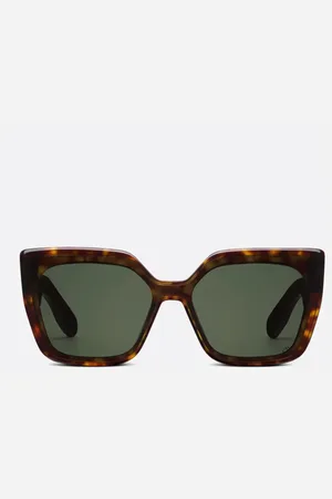 Dior Unisex, Accessoires, Brun, Taille: ONE Size Lunettes de soleil carrées contemporaines avec motif Cannage