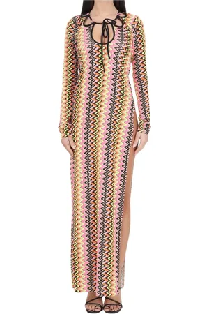 F**K Femme, Robes, Multicolore, Taille: 42 FR Robe longue en lycra pour femme