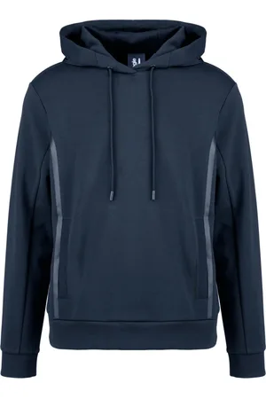 Bomboogie Homme, Sweatshirts et sweats à capuche, Bleu, Taille: 2XL Stretch Technical Sweat à capuche
