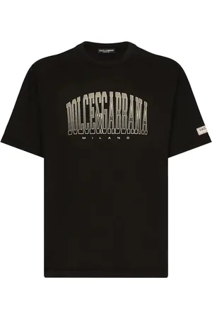 Dolce & Gabbana Homme, Tops, Noir, Taille: L T-shirts et Polos noirs amples