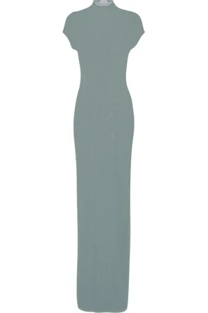 Alaïa Femme, Robes, Bleu, Taille: 38 FR Robe Bodycon en Cachemire