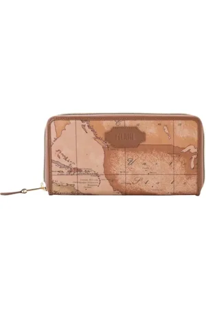 ALVIERO MARTINI 1A CLASSE Femme, Accessoires, Brun, Taille: ONE Size Portefeuille Classique Geo Soft Fusion Marron