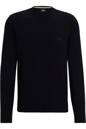 HUGO BOSS Homme, Pulls, Bleu, Taille: M Collection Pulls Bleus