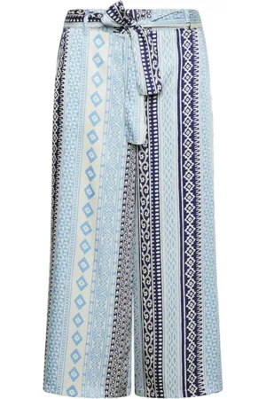 MARELLA Femme, Pantalons, Multicolore, Taille: 38 FR Pantalon décontracté en mélange coton