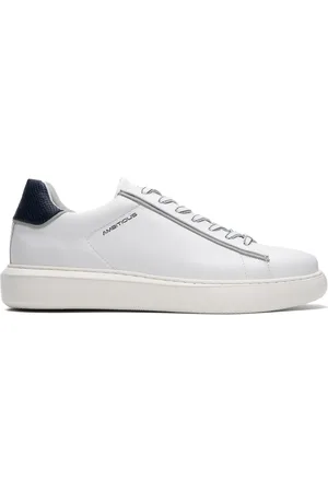Ambitious Homme, Chaussures, Blanc, Taille: 44 EU Eclipse Stitched Baskets