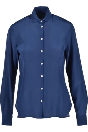 BARBA Femme, Blouses et Chemises, Bleu, Taille: 36 FR Chemise