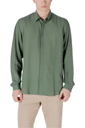 Antony Morato Homme, Chemises, Vert, Taille: S Chemise élégante pour hommes pour diverses occasions