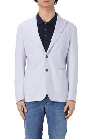 Manuel Ritz Homme, Vestes, Bleu, Taille: 3XL Élégante Veste de Costume Bleue