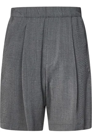 LOW BRAND Homme, Shorts, Gris, Taille: L Shorts en Laine Gris avec Taille Élastique