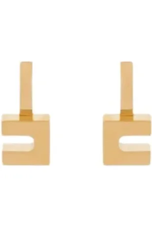 Elisabetta Franchi Femme, Accessoires, Jaune, Taille: ONE Size Boucles d