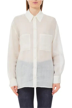 Liu Jo Femme, Blouses et Chemises, Blanc, Taille: 40 FR Chemise Élégante