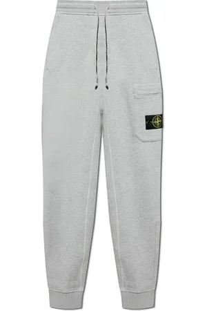 Stone Island Homme, Pantalons, Gris, Taille: S Pantalon de survêtement avec patch détachable