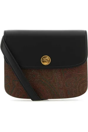 Etro Femme, Sacs, Multicolore, Taille: ONE Size Grand sac bandoulière en toile et cuir multicolore