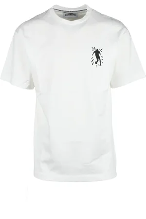 Bikkembergs Homme, Tops, Blanc, Taille: M Tshirt