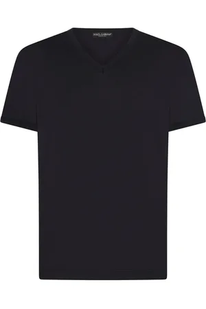 Dolce & Gabbana Homme, Tops, Bleu, Taille: L T-shirt Casual en Coton