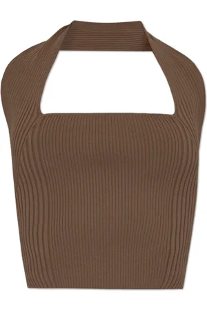 By Malene Birger Femme, Tops, Brun, Taille: 36 FR Haut à rayures avec épaules dénudées Ronda