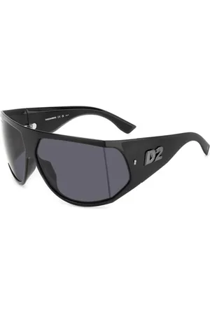 Dsquared2 Unisex, Accessoires, Noir, Taille: ONE Size Lunettes de Soleil Sportives Modèle 0124/S