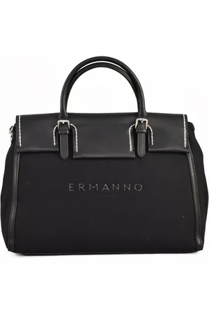 ERMANNO SCERVINO Femme, Sacs, Noir, Taille: ONE Size Sac à bandoulière en mélange coton Firenze