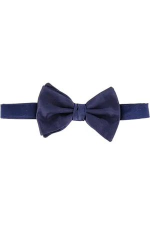 Emporio Armani Homme, Accessoires, Bleu, Taille: ONE Size Papillon de Luxe en Soie Clip-on