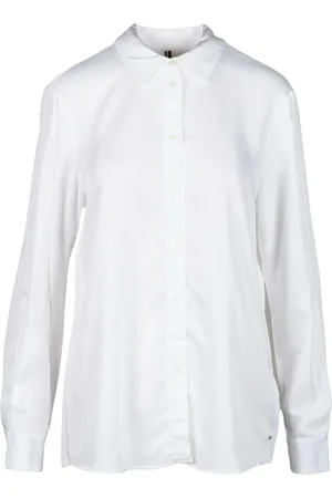 Tommy Hilfiger Femme, Blouses et Chemises, Blanc, Taille: 40 FR Chemise