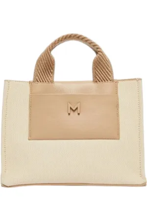 MARELLA Femme, Sacs, , Taille: ONE Size Sac fourre-tout en toile et cuir