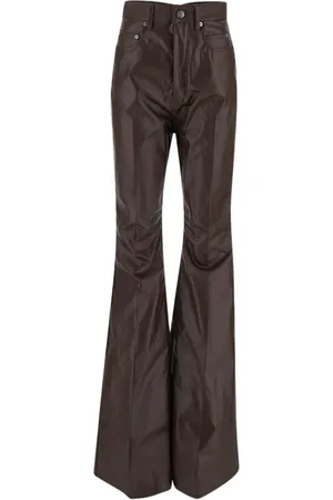 Rick Owens Femme, Pantalons, Brun, Taille: W26 Bootcut Jeans
