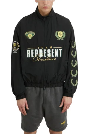 Represent Homme, Vestes, Noir, Taille: M Veste Championnat du Monde Track