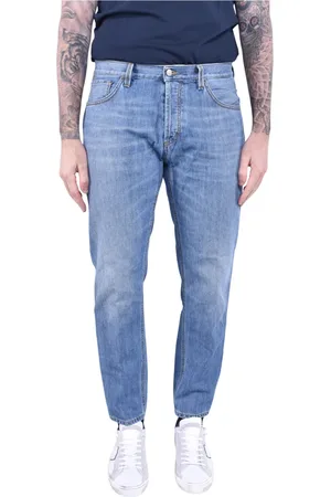 Dondup Homme, Jeans, Bleu, Taille: W32 Jean en denim biologique coupe carotte