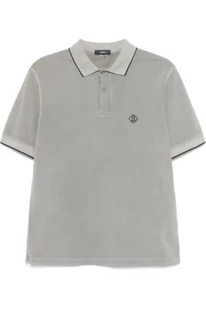 HERNO Homme, Tops, Gris, Taille: M Polo Élégant pour Homme