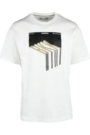 Bikkembergs Homme, Tops, Blanc, Taille: L Tshirt
