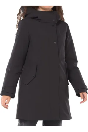 Woolrich Femme, Vestes, Noir, Taille: 42 FR Veste parka noire à manches longues