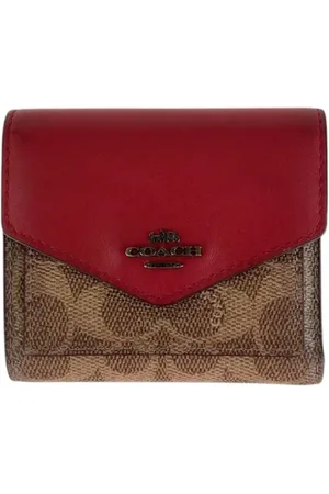 Coach Femme, Pre-owned, Rouge, Taille: ONE Size Pre-owned Plastique petite-maroquinerie