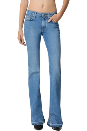 John Richmond Femme, Jeans, Bleu, Taille: W24 Jean évasé bleu