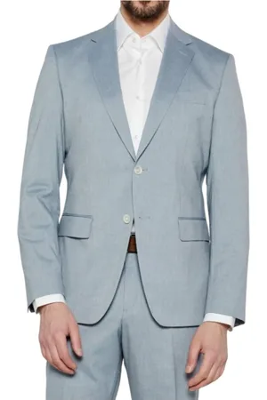 HUGO BOSS Homme, Costumes, Bleu, Taille: 3XL Veste Slim Fit Bleu Clair