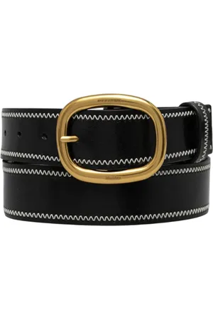 Max Mara Femme, Accessoires, Noir, Taille: L Ceintures noires pour le style Milord