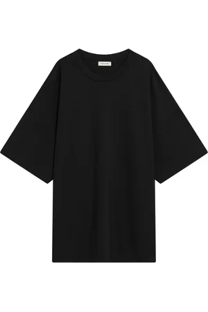 FEAR OF GOD Homme, Tops, Noir, Taille: S T-shirt col rond à manches courtes