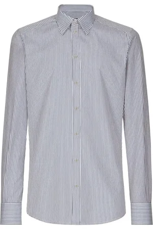 Dolce & Gabbana Homme, Chemises, Blanc, Taille: M Chemises Blanches Slim Fit
