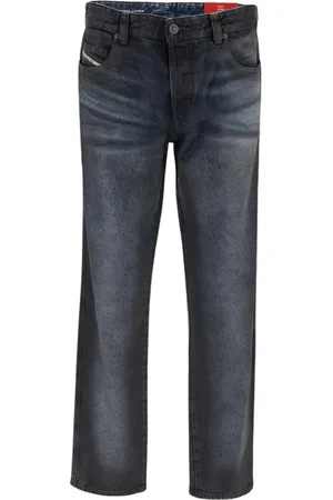 Diesel Homme, Jeans, Bleu, Taille: W30 Jean Gris en Coton et Chanvre Stone Washed