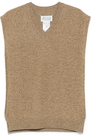 Maison Margiela Femme, Pulls, , Taille: 42 FR Haut en tricot boulochage