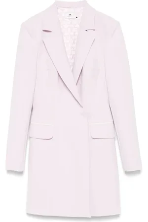 Elisabetta Franchi Femme, Robes, Violet, Taille: 36 FR Robe Blazer Rose pour Femmes