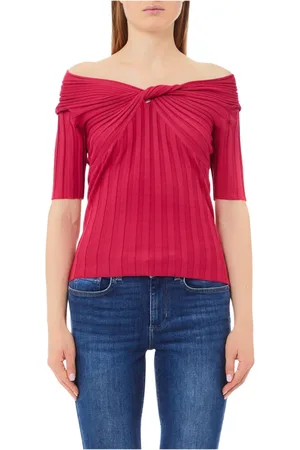 Liu Jo Femme, Pulls, Rose, Taille: 40 FR ECS Top à Manches Fermées