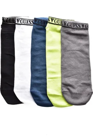 Guess Homme, Sous-vêtements, Gris, Taille: ONE Size Lot de Chaussettes en Coton