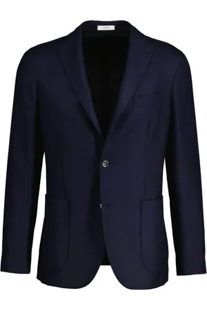 Boglioli Homme, Vestes, Bleu, Taille: M Veste Colbert en Bleu Foncé