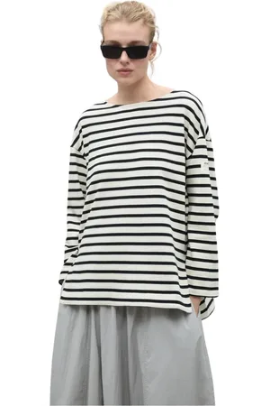 ECOALF Femme, Tops, Multicolore, Taille: 36 FR Sweat Sailor Blanc