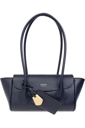 Salvatore Ferragamo Femme, Sacs, Bleu, Taille: ONE Size ‘Firenze’ Sac à bandoulière