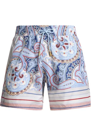 Etro Homme, Maillots de bain, Multicolore, Taille: M Maillot de Bain Paisley Bleu Clair