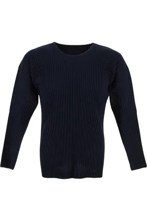 Issey Miyake Homme, Tops, Bleu, Taille: M T-shirt Mode Homme