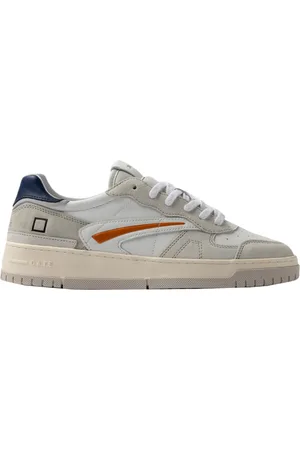 D.A.T.E. Homme, Chaussures, , Taille: 42 EU Baskets en cuir avec bout perforé