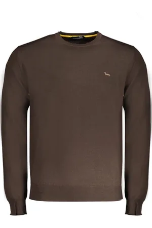 HARMONT&BLAINE Homme, Pulls, Brun, Taille: S Pull Homme Marron